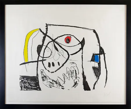版画 Miró - Serie Mallorca Plate XII 