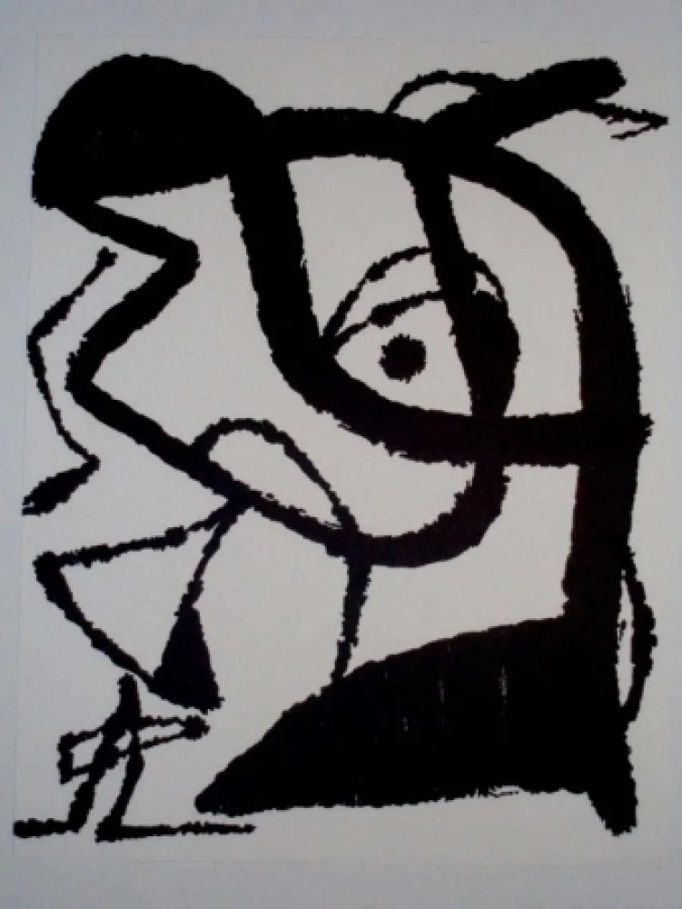 石版画 Miró - Sin título