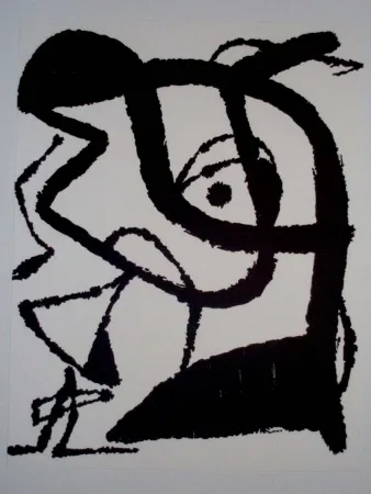 石版画 Miró - Sin título