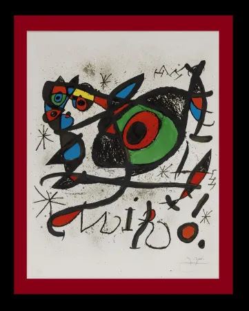 石版画 Miró - Sobreteixims