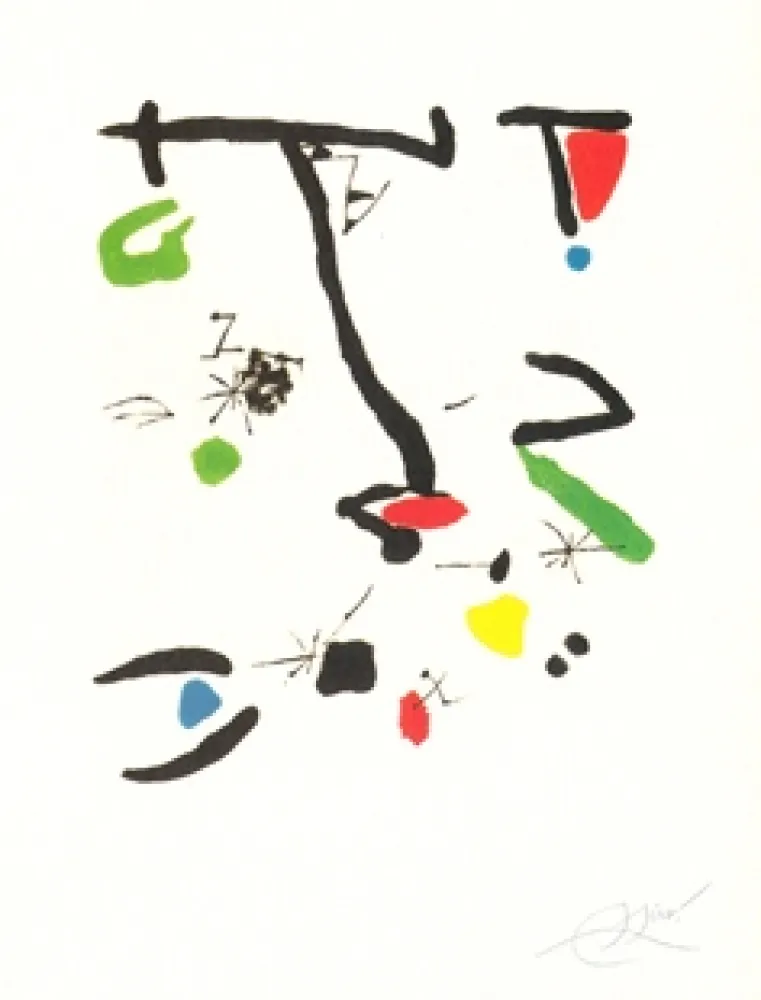 版画 Miró - Son Abrines