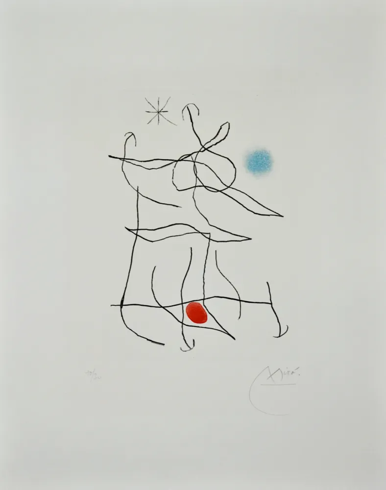 蚀刻飞尘法 Miró - Sonatine I