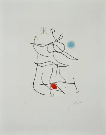 蚀刻飞尘法 Miró - Sonatine I