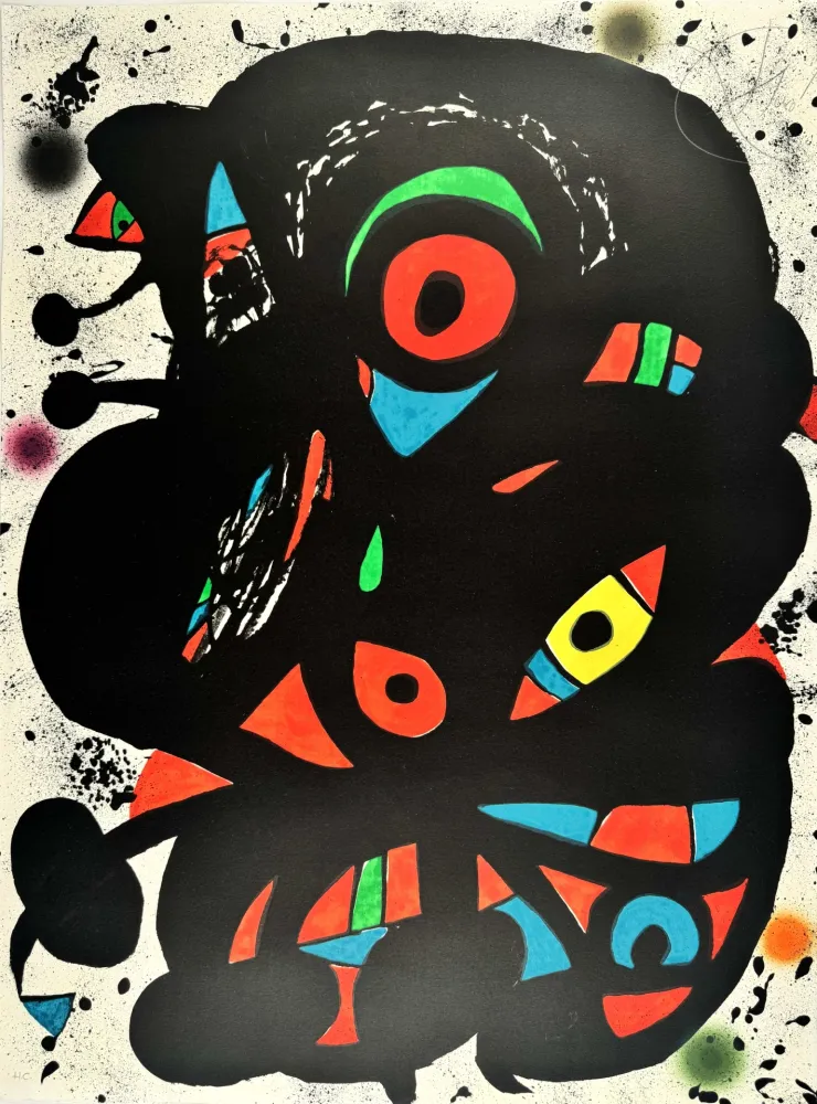 石版画 Miró - Strindberg Mappen 
