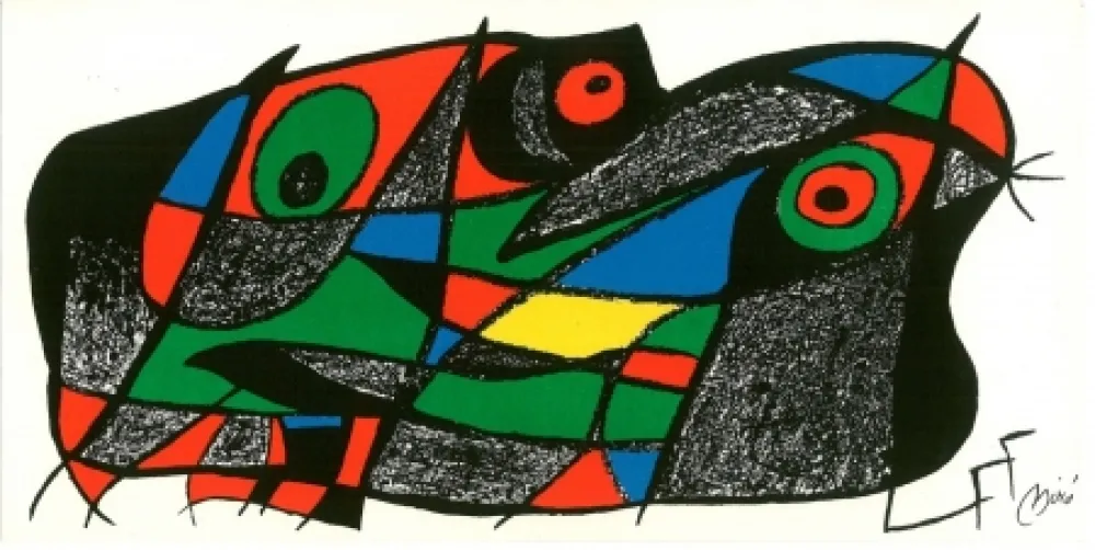石版画 Miró - Suecia