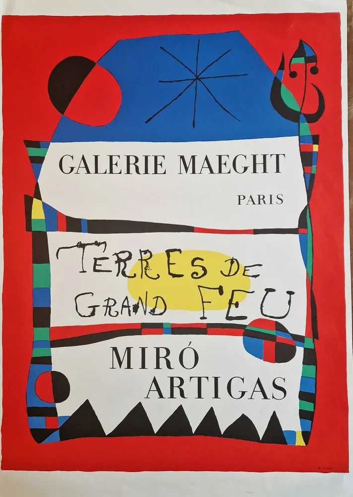 海报 Miró - Terres de grand feu