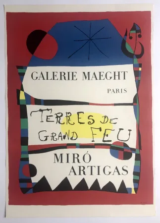 海报 Miró -  Terres de grand feu / Galerie Maeght