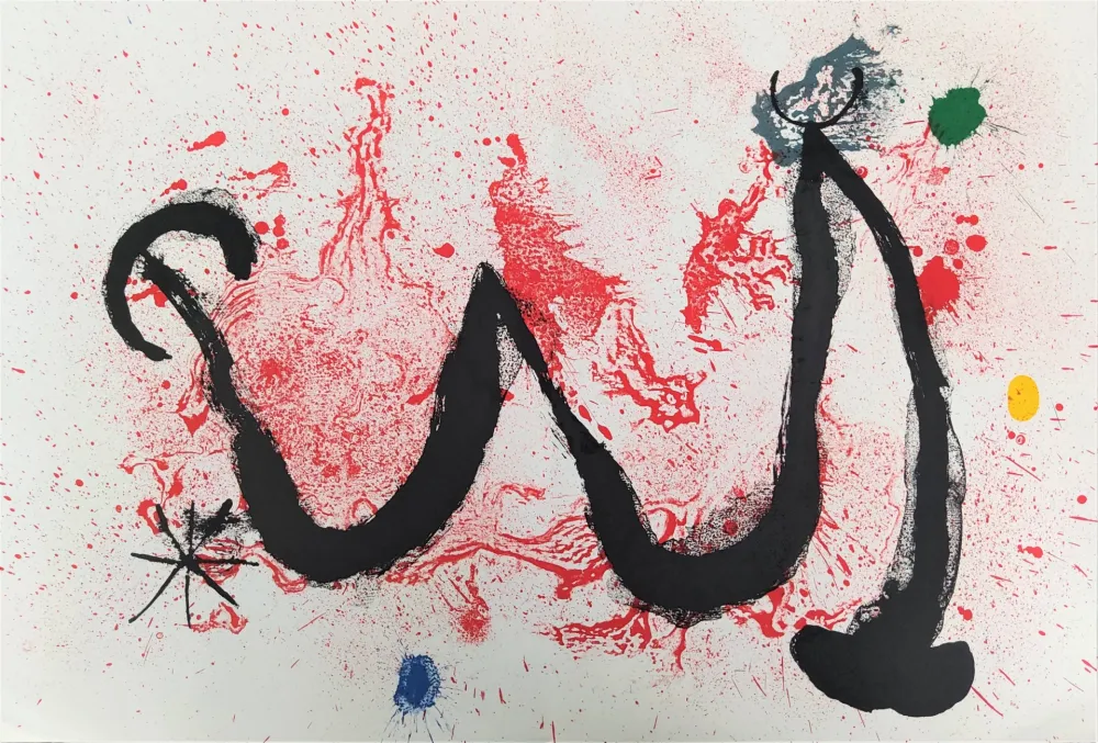 石版画 Miró - The Fire Dance