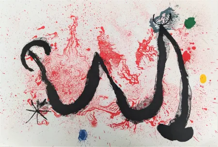 石版画 Miró - The Fire Dance