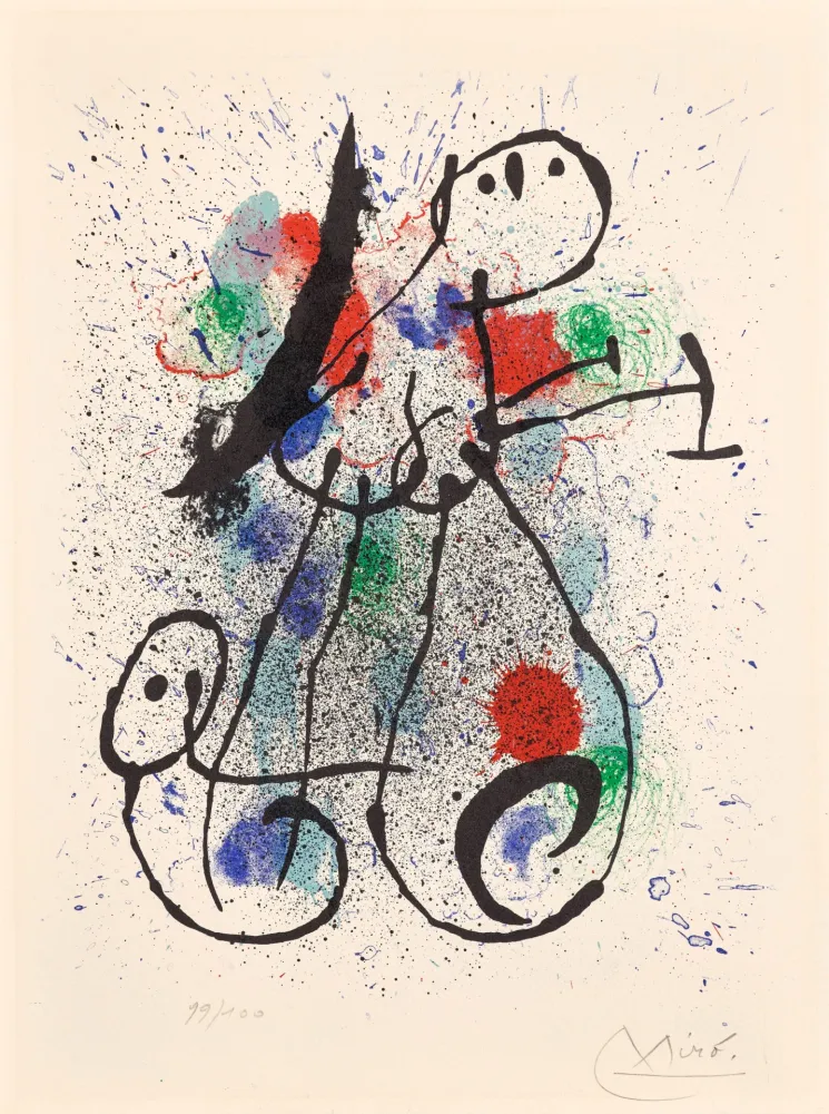 石版画 Miró - Toute nuit désormais (Every Night from Now On)