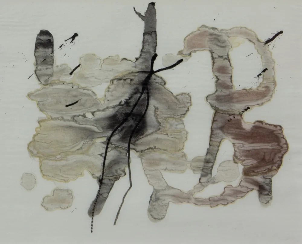 石版画 Miró - TRACE SUR L'EAU