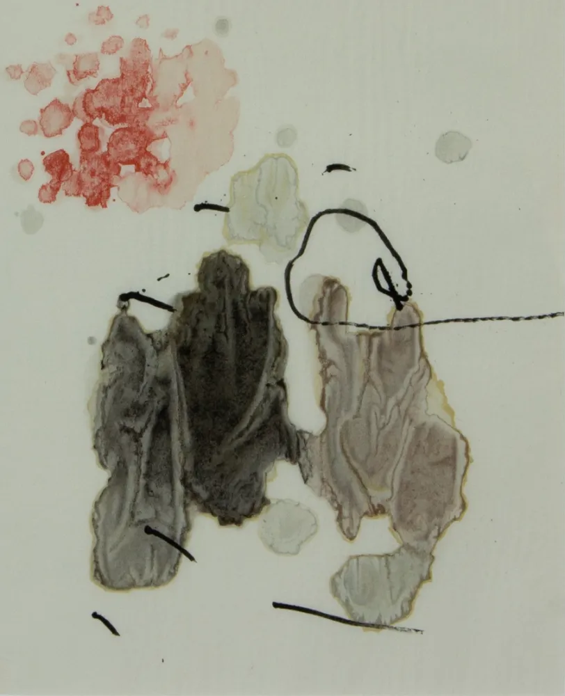 石版画 Miró - TRACE SUR L'EAU