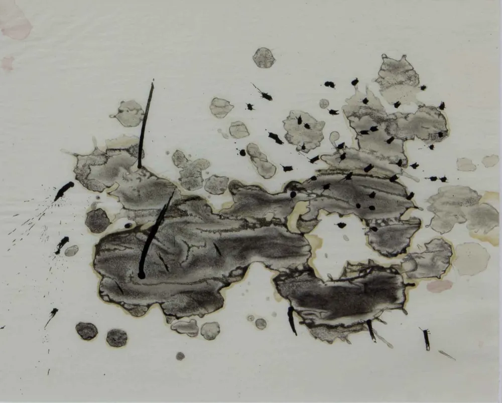 石版画 Miró - TRACE SUR L'EAU