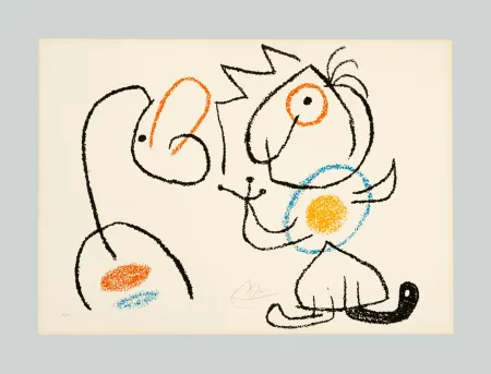 石版画 Miró - Ubu aux Baleares