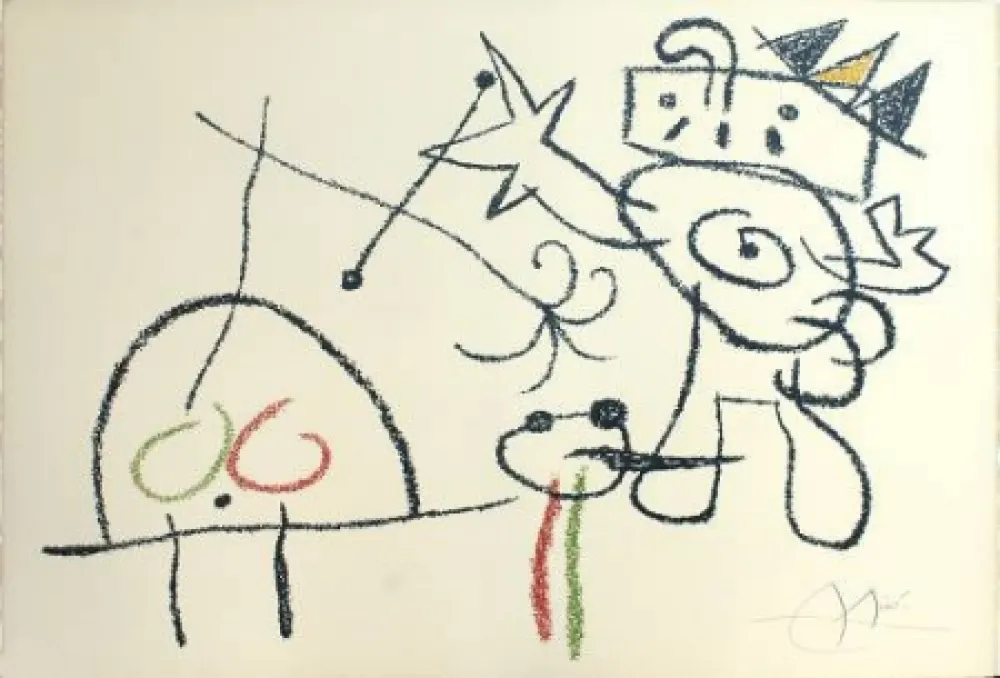 石版画 Miró - Ubu aux Baleares, 17