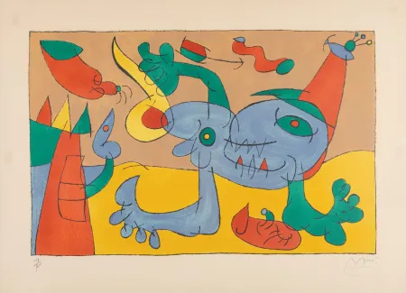 石版画 Miró - Ubu Rey (Ubu Roi)