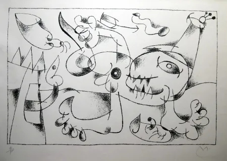 石版画 Miró - UBU ROI