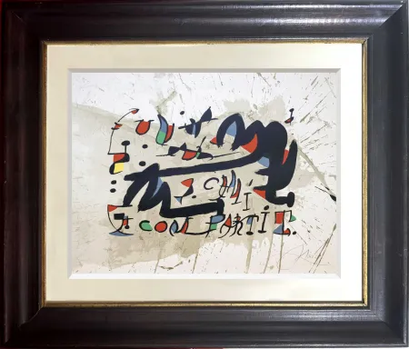 石版画 Miró - Un Cami Compartit