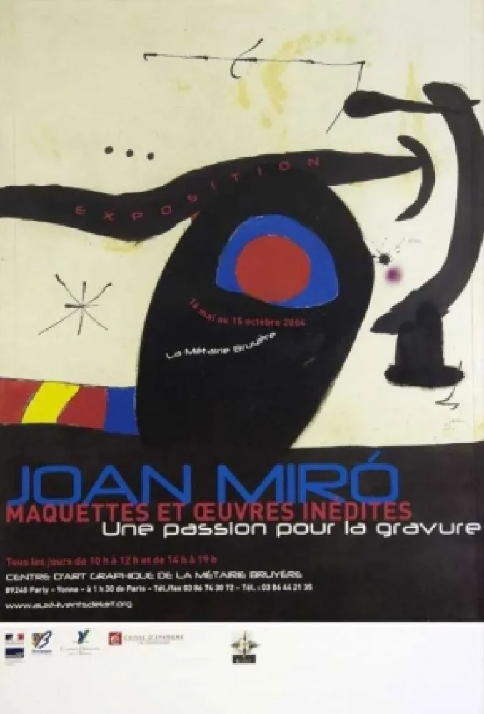 海报 Miró - Une passion pour la gravure