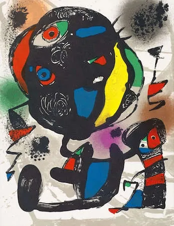石版画 Miró - Untitled