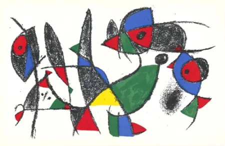 石版画 Miró - Untitled