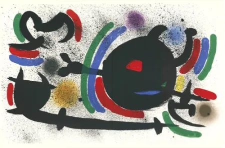 石版画 Miró - Untitled