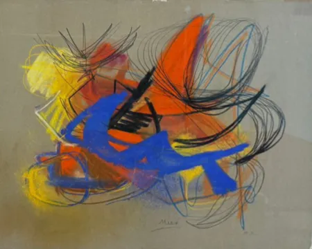 复数作品 Miró - Untitled (Chromatic Scribble)