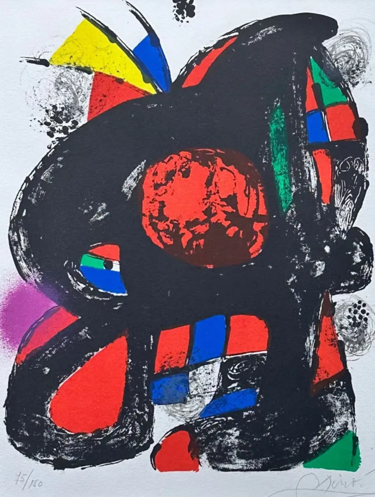 石版画 Miró - Untitled, from Joan Miró Lithographs IV