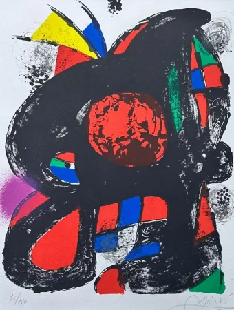 石版画 Miró - Untitled, from Joan Miró Lithographs IV