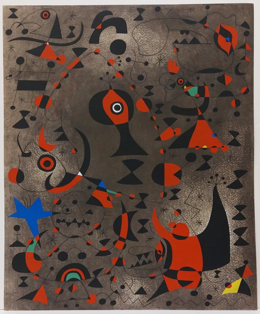 镂版印刷 Miró - Vers l'arc-en-ciel (Constellations) 