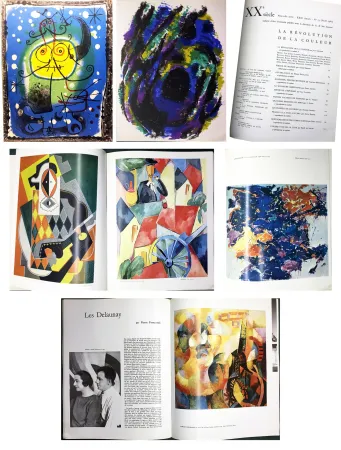 插图书 Miró - XXe SIÈCLE (nouvelle série). XXIIe Année. No 15, Noël 1960. LA RÉVOLUTION DE LA COULEUR (Miró, Manessier).