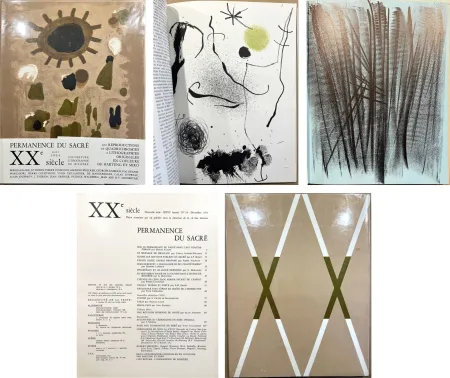 插图书 Miró - XXe Siècle (Nouvelle série). XXVI Année. N°24. Permanence du Sacré. Déc. 1964 (Miro, Hartung)