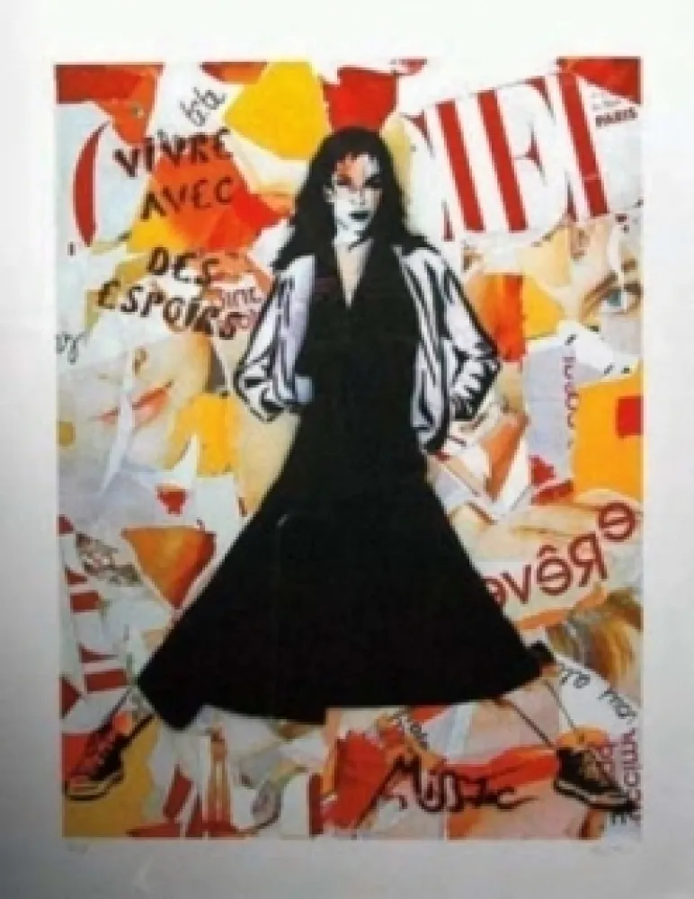 石版画 Miss.tic - Vivre avec des espoirs