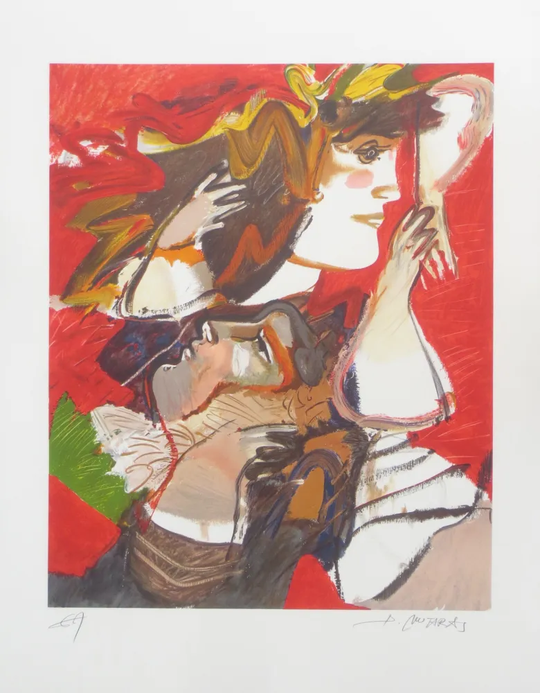 石版画 Mitaras - Sans tire