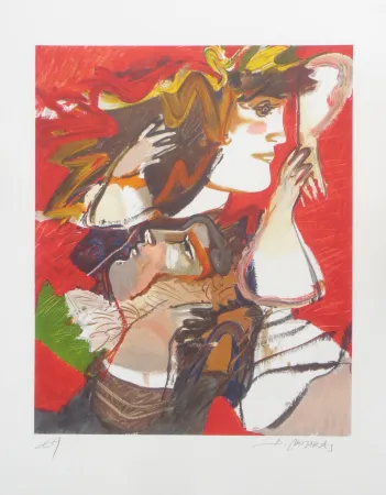 石版画 Mitaras - Sans tire