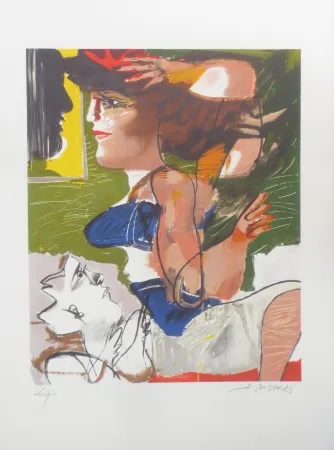 石版画 Mitaras - Sans titre