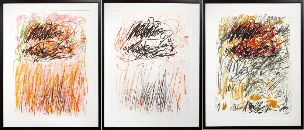 石版画 Mitchell - Flowers I-III from Bedford Series