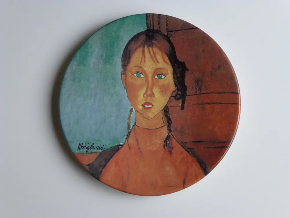 无技术 Modigliani - Jeune fille aux yeux verts 