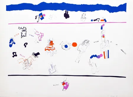 石版画 Mompó - Están naciendo