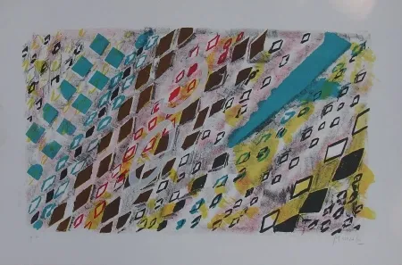 石版画 Moncada - Senza titolo