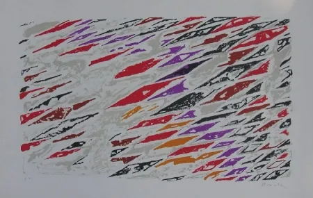 石版画 Moncada - Senza titolo