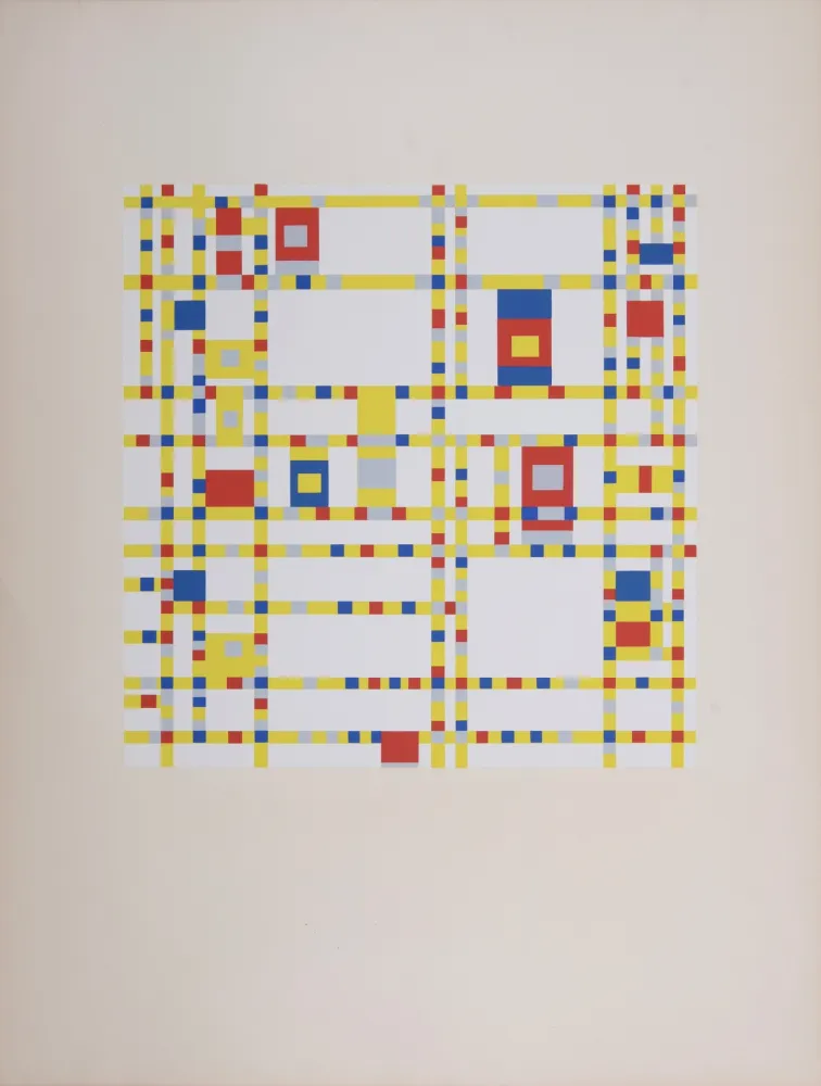 丝网印刷 Mondrian - Broadway Boogie-woogie, 1943 (1957)