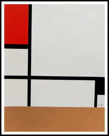 镂版印刷 Mondrian - COMPOSITION 