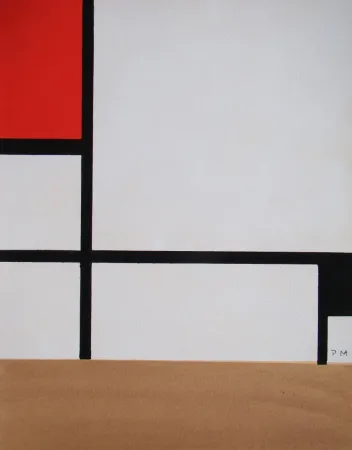 镂版印刷 Mondrian - Composition