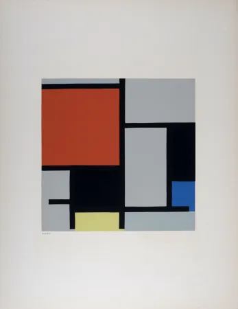 丝网印刷 Mondrian - Composition, 1953.