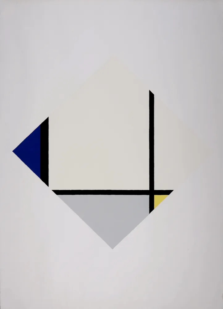 丝网印刷 Mondrian - Composition with Blue and Yellow (Composition 1), c. 1960