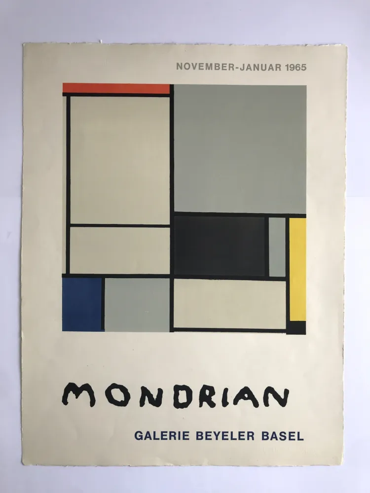 海报 Mondrian - Galerie Beyeler Basel