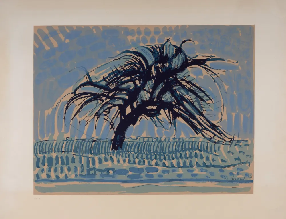 丝网印刷 Mondrian - L'arbre bleu, 1911 (1957)