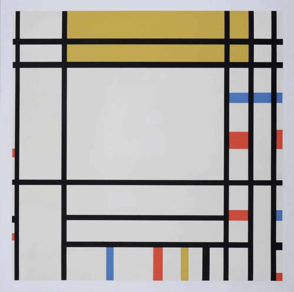 丝网印刷 Mondrian - Place de la Concorde, 1967