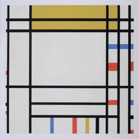 丝网印刷 Mondrian - Place de la Concorde, 1967